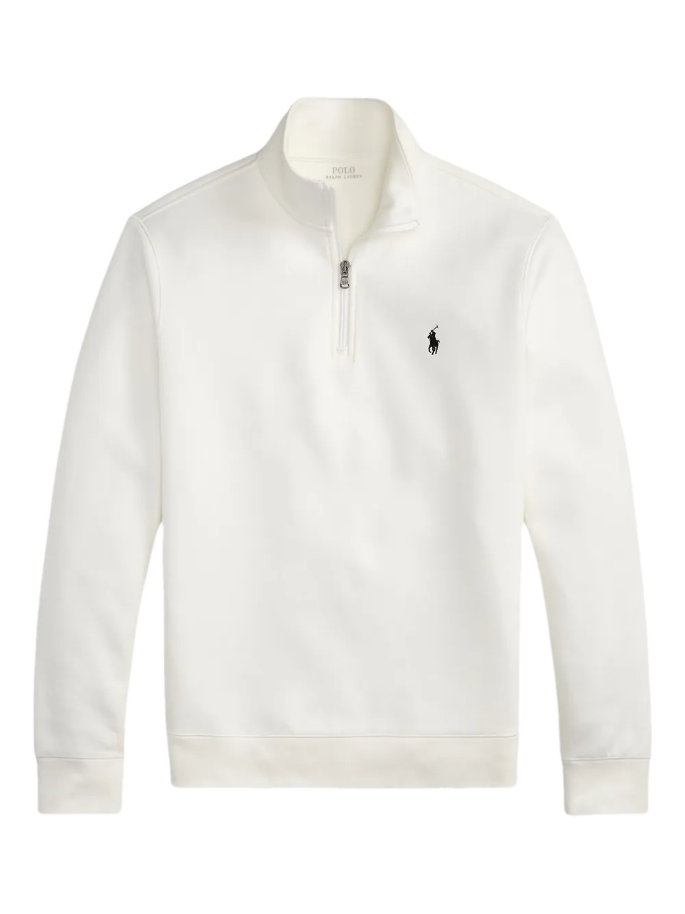 Polo Ralph Lauren Double-knit quarter-zip pullover White